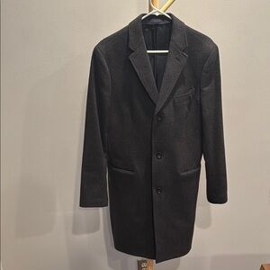 Men's Dark Grey Wool Coat J. Crew Ludlow